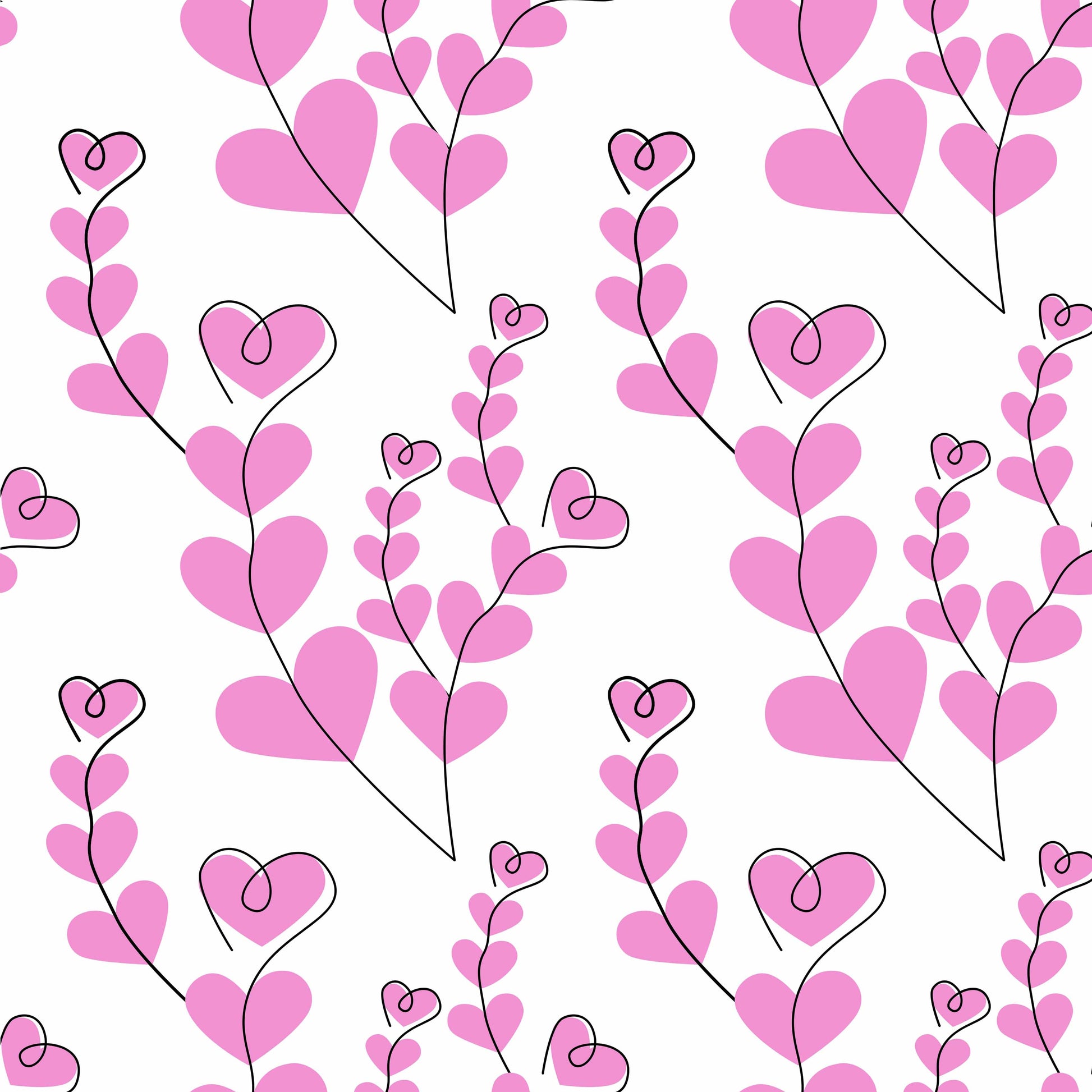 Valentines Seamless Digital Paper - CraftNest - Digital Crafting and Art