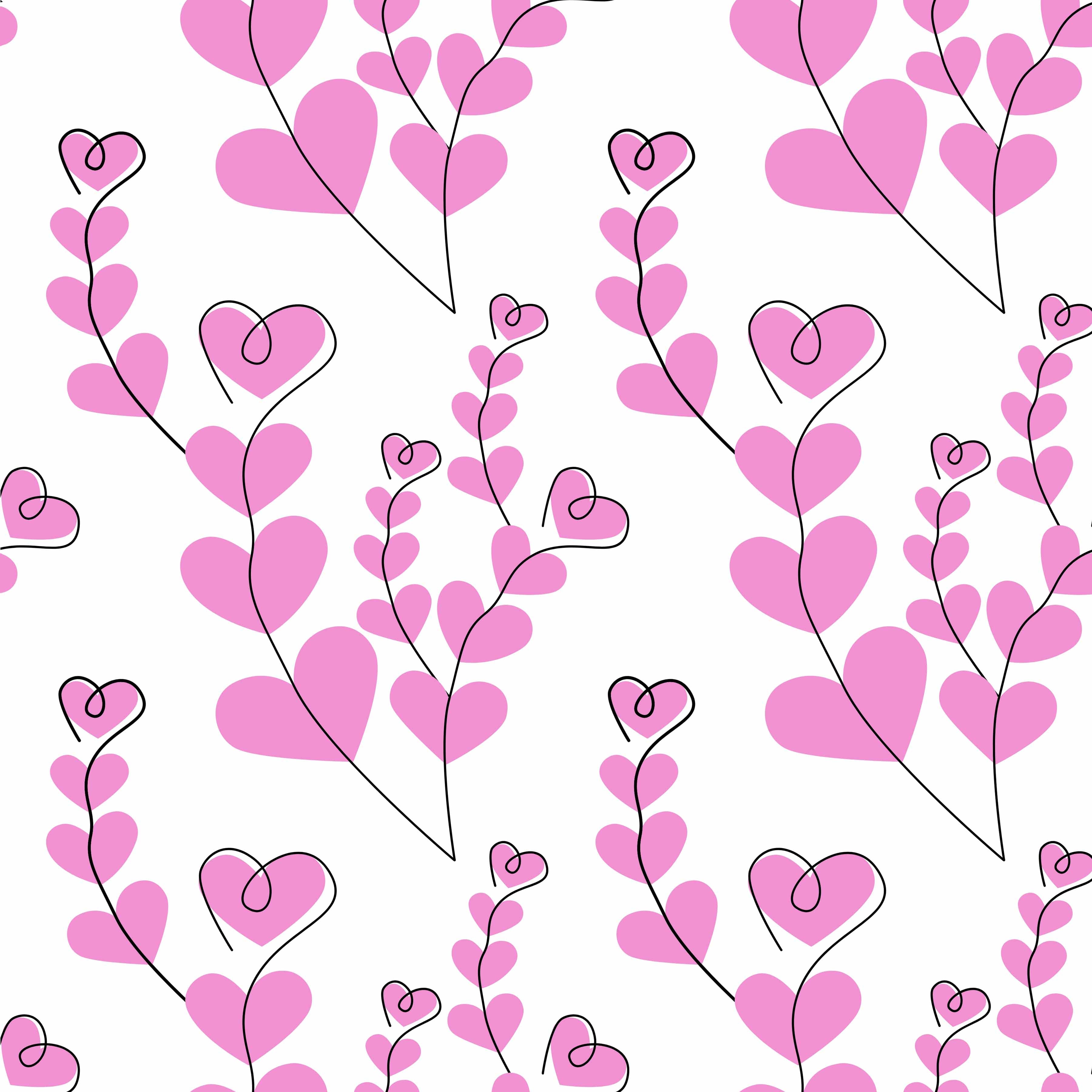 Valentines Seamless Digital Paper - CraftNest - Digital Crafting and Art