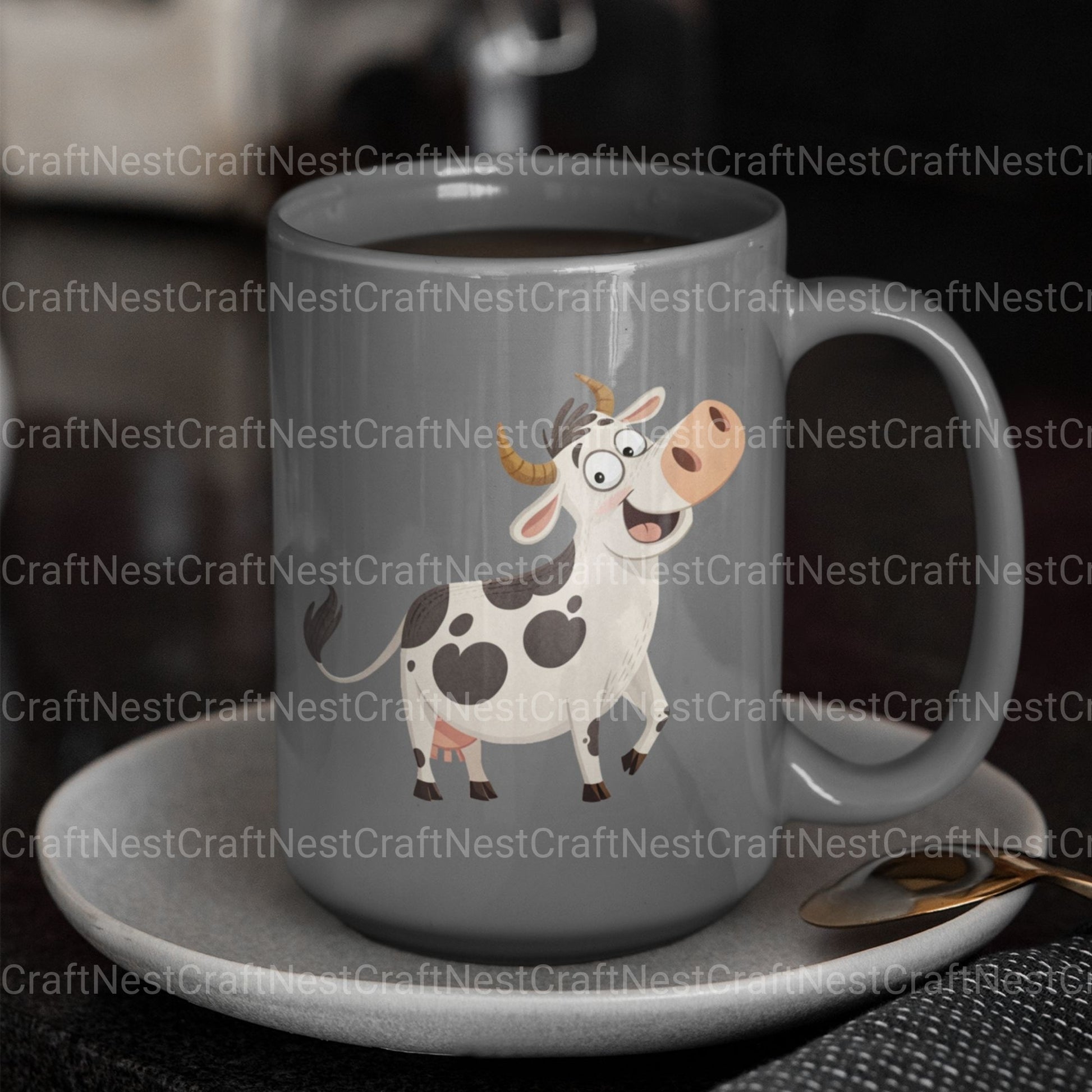 Cows Quirky Clipart Bundle - CraftNest - Digital Crafting and Art