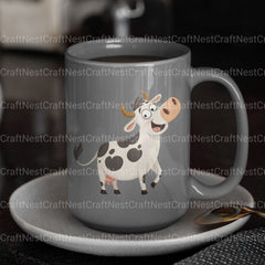 Cows Quirky Clipart Bundle - CraftNest - Digital Crafting and Art