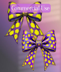 Neon Leopard Print Bow Clipart Bundle - CraftNest - Digital Crafting and Art