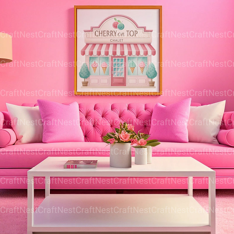 Village Shops Bakeries Clipart Bundle - CraftNest - Digital Crafting and Art