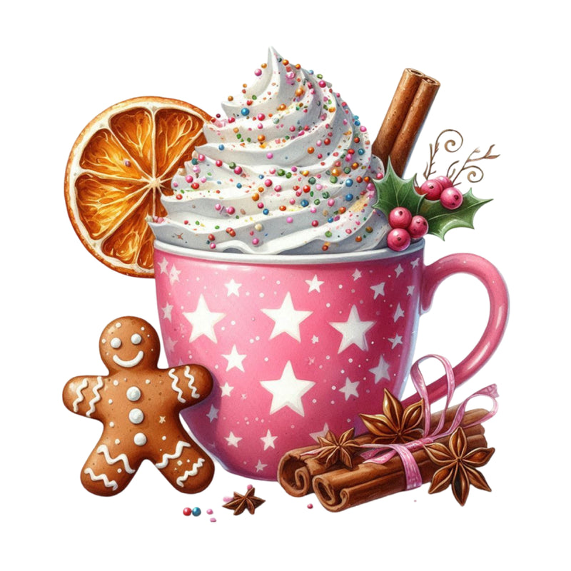 Christmas Coffee Gingerbread Clipart Bundle - CraftNest - Digital Crafting and Art