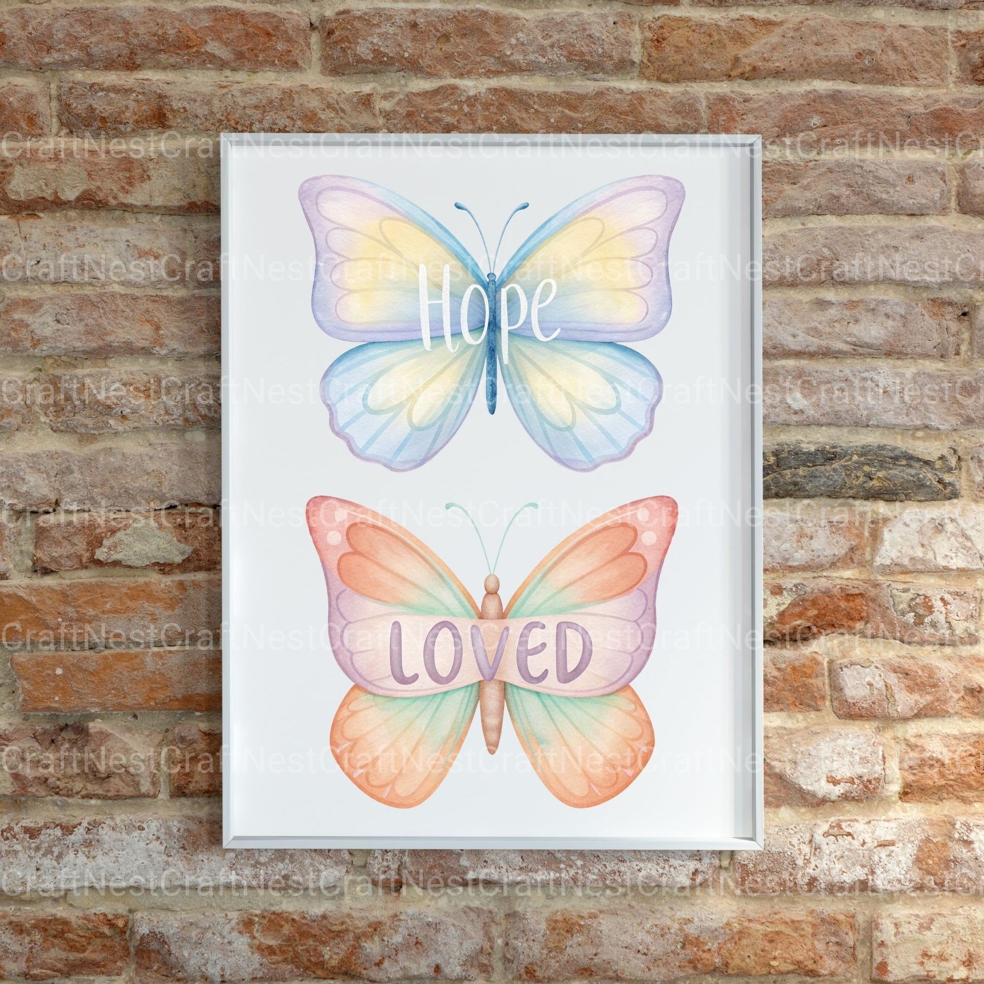 Butterfly Faith Clipart Bundle - CraftNest - Digital Crafting and Art