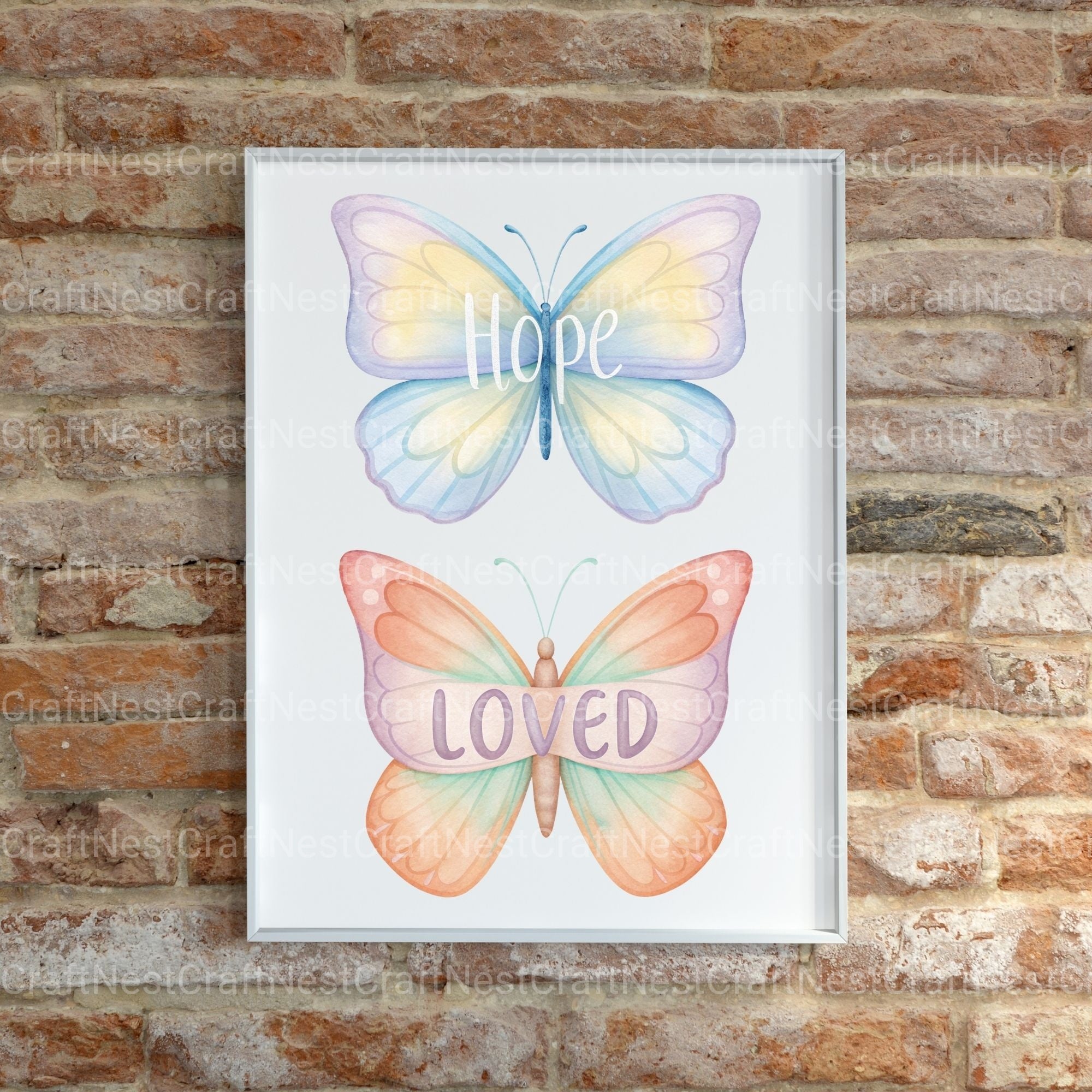 Butterfly Faith Clipart Bundle - CraftNest - Digital Crafting and Art