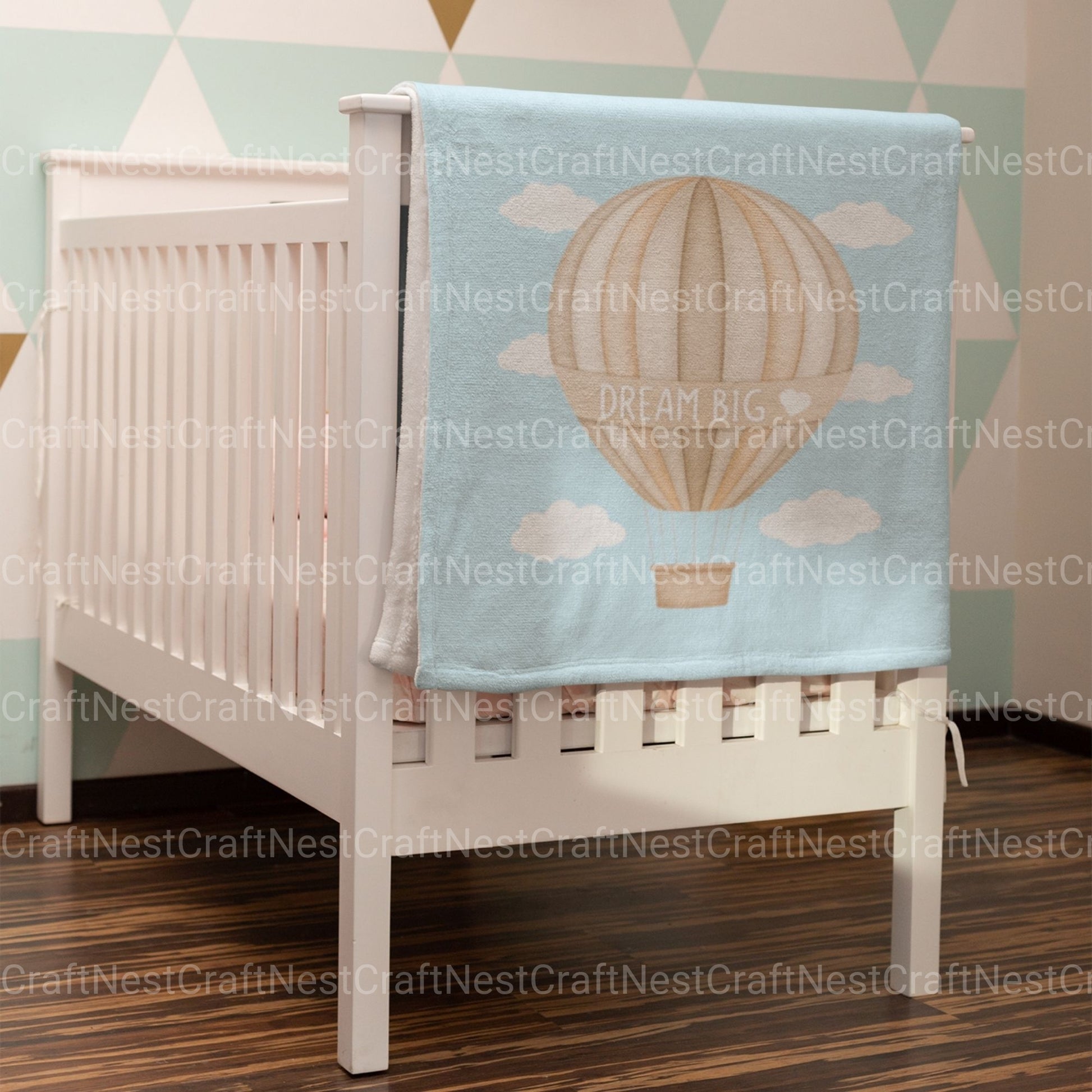 Hot Air Balloons Nursery Quotes Clipart Bundle - CraftNest - Digital Crafting and Art