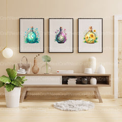 Magic Potion Bottles Clipart Bundle - CraftNest - Digital Crafting and Art