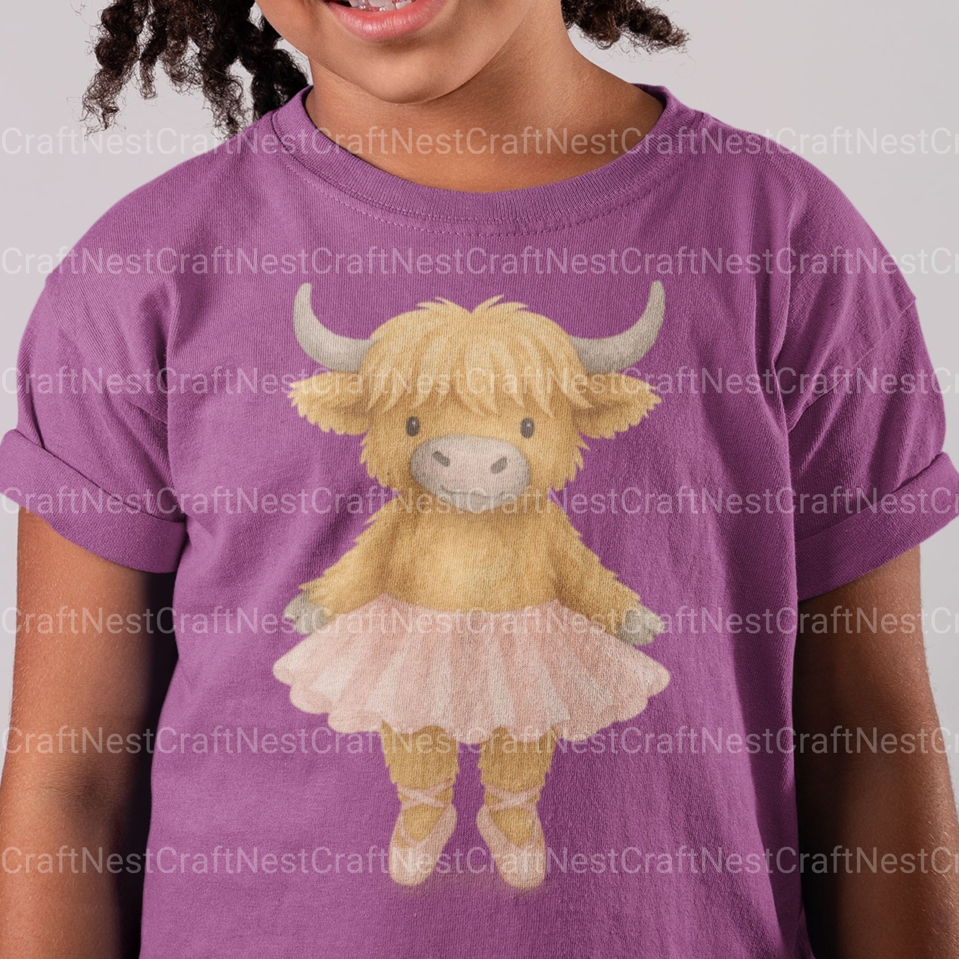 Highland Cows 1 Clipart Bundle - CraftNest - Digital Crafting and Art