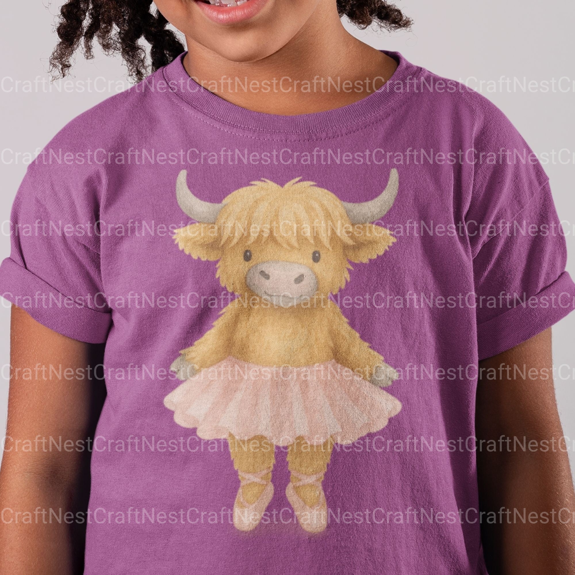 Highland Cows 1 Clipart Bundle - CraftNest - Digital Crafting and Art