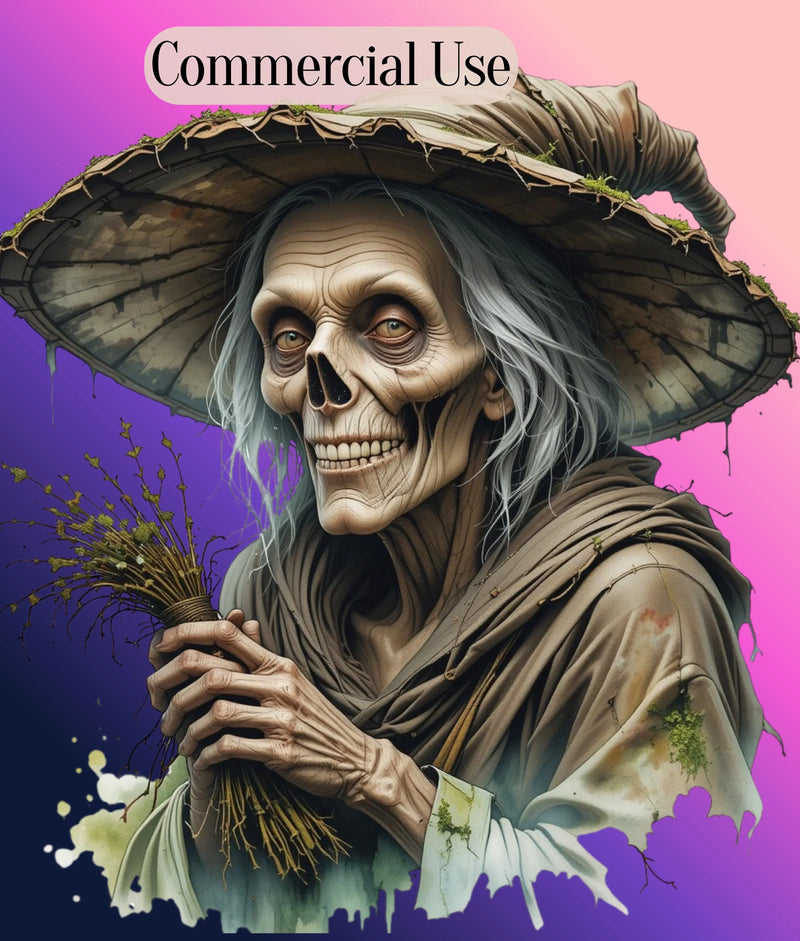 Old Hag Witch Clipart Bundle - CraftNest - Digital Crafting and Art