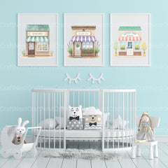 Village Shops Spring Clipart Bundle - CraftNest - Digital Crafting and Art