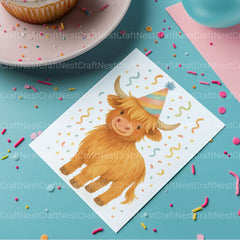 Highland Cows 2 Clipart Bundle - CraftNest - Digital Crafting and Art