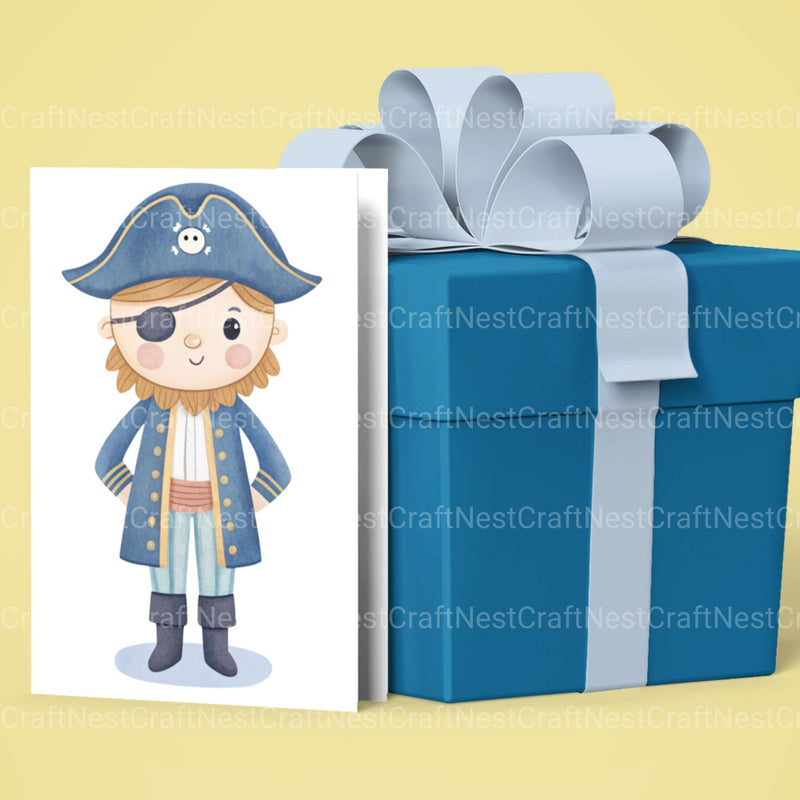 Pirates Little Boys Clipart Bundle - CraftNest - Digital Crafting and Art