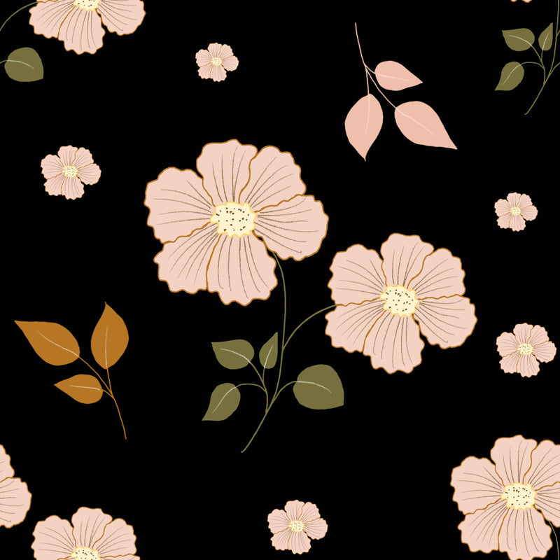 Peach Blossom Seamless Digital Paper - CraftNest - Digital Crafting and Art