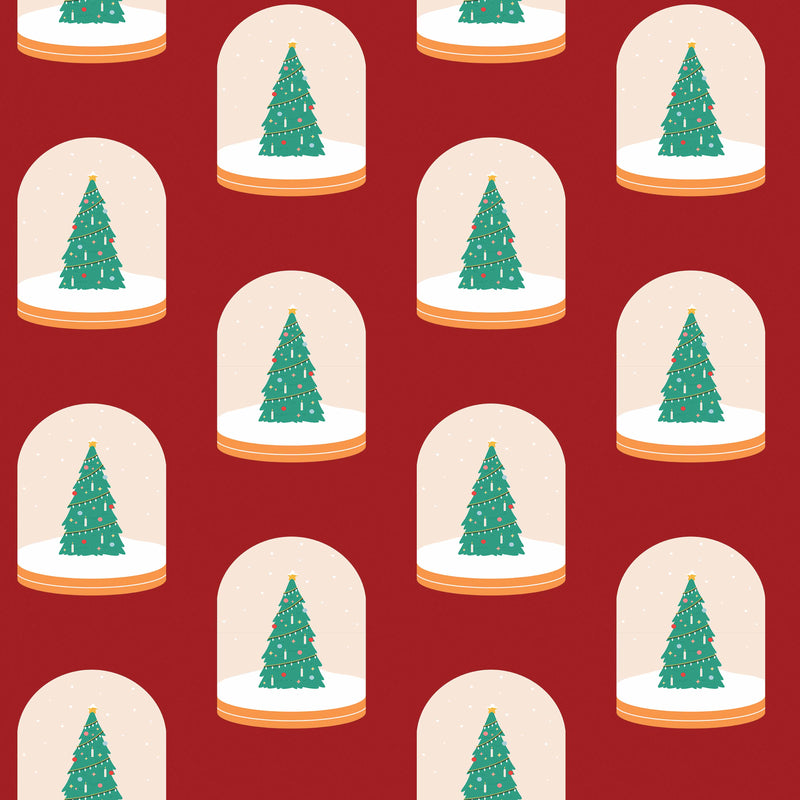Christmas Green Trees Seamless Digital Paper - CraftNest - Digital Crafting and Art
