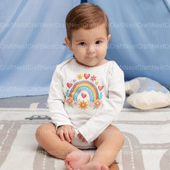 Rainbows Hearts Flowers Clipart Bundle - CraftNest - Digital Crafting and Art