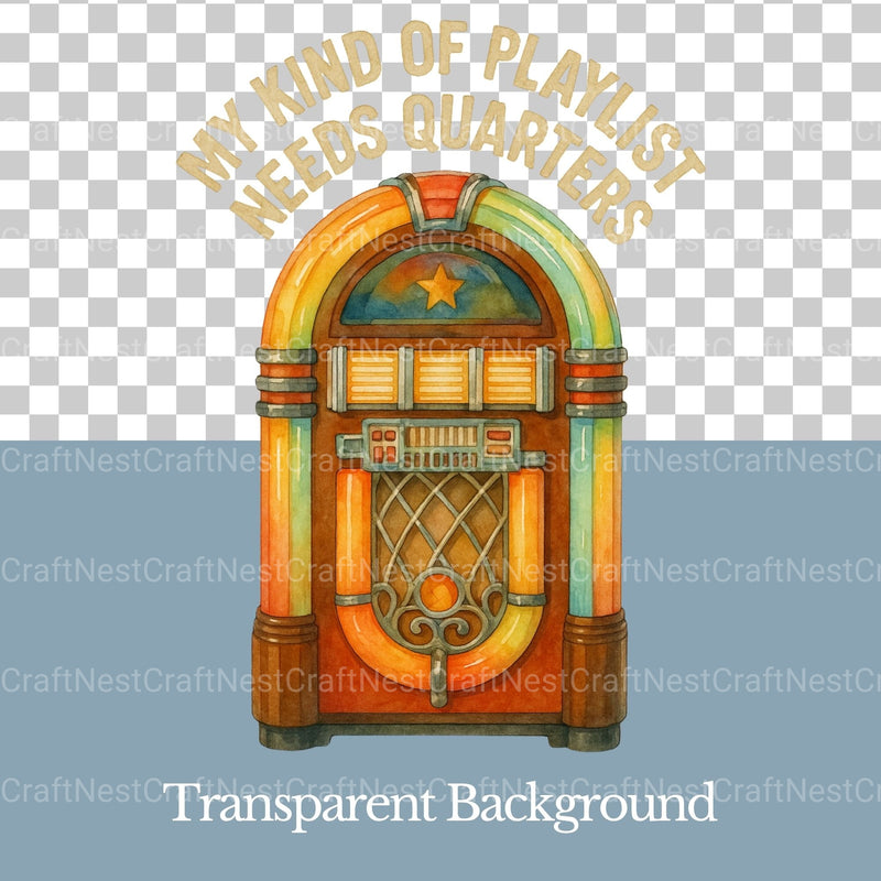 My Kind Of Playlist Needs Quarters Clipart Bundle - CraftNest - Digital Crafting and Art