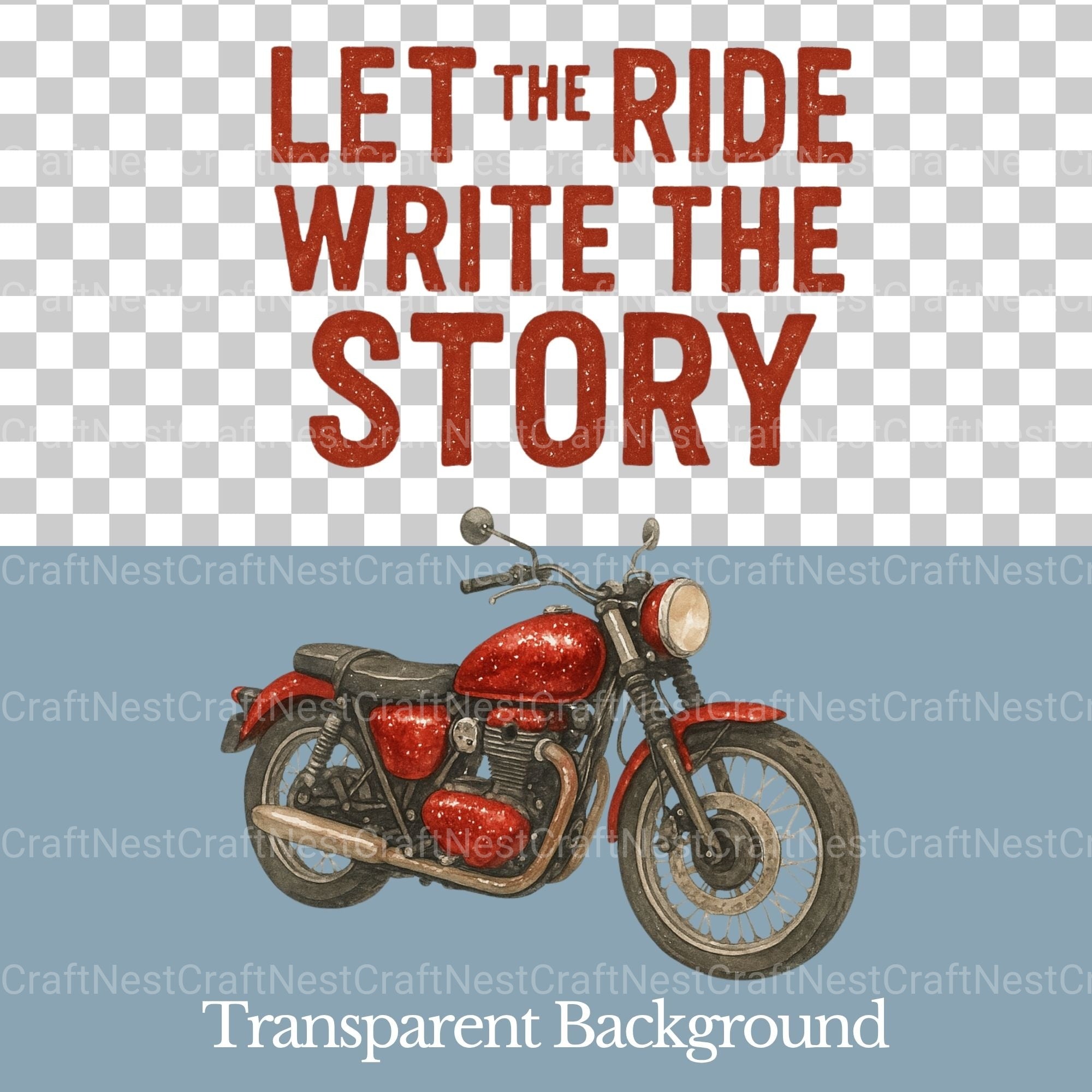 Let The Ride Write The Story Clipart Bundle - CraftNest - Digital Crafting and Art