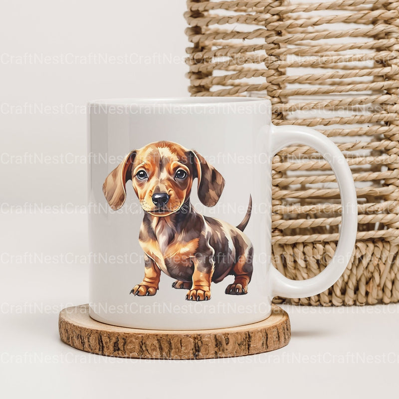 Dachshund Puppies Clipart Bundle 1 - CraftNest - Digital Crafting and Art