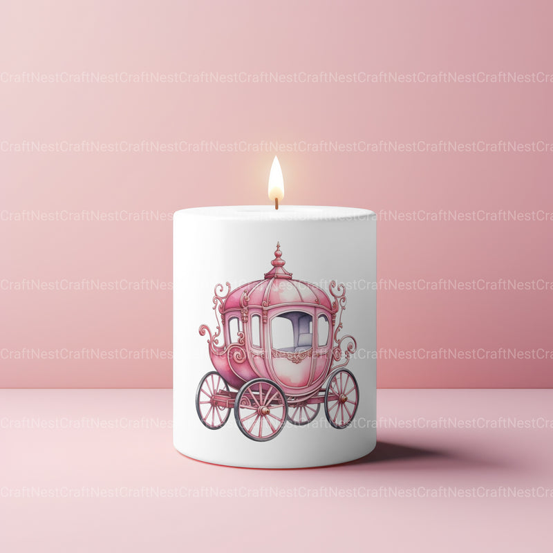 Pink Princess Clipart Bundle - CraftNest - Digital Crafting and Art