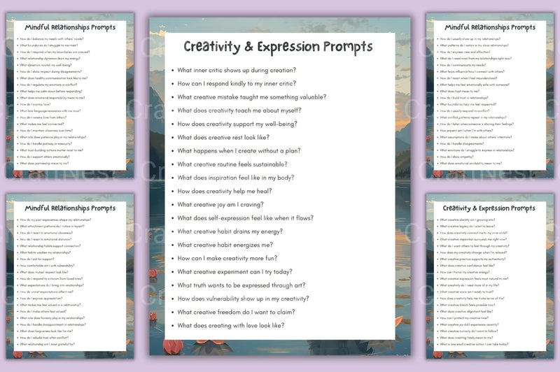 Mindfulness Prompt for Relaxation and Focus - CraftNest - Digital Crafting and Art