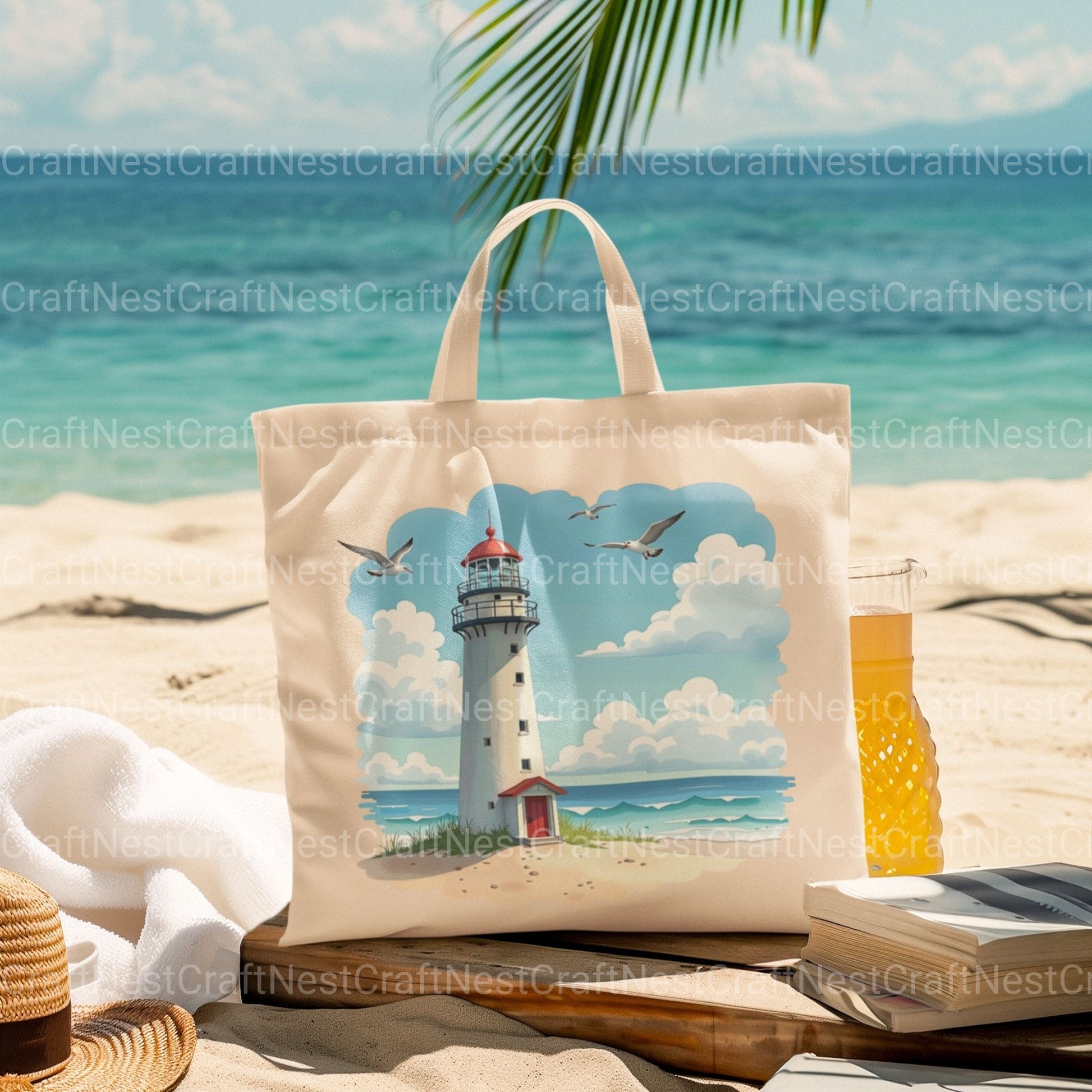 Lighthouses Clipart Bundle - CraftNest - Digital Crafting and Art