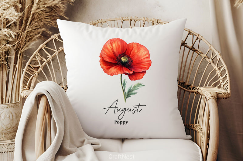 26 Birth Month Flowers Clipart Bundle - CraftNest - Digital Crafting and Art