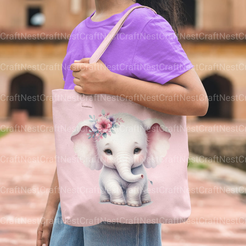 Baby Elephant Clipart Bundle - CraftNest - Digital Crafting and Art