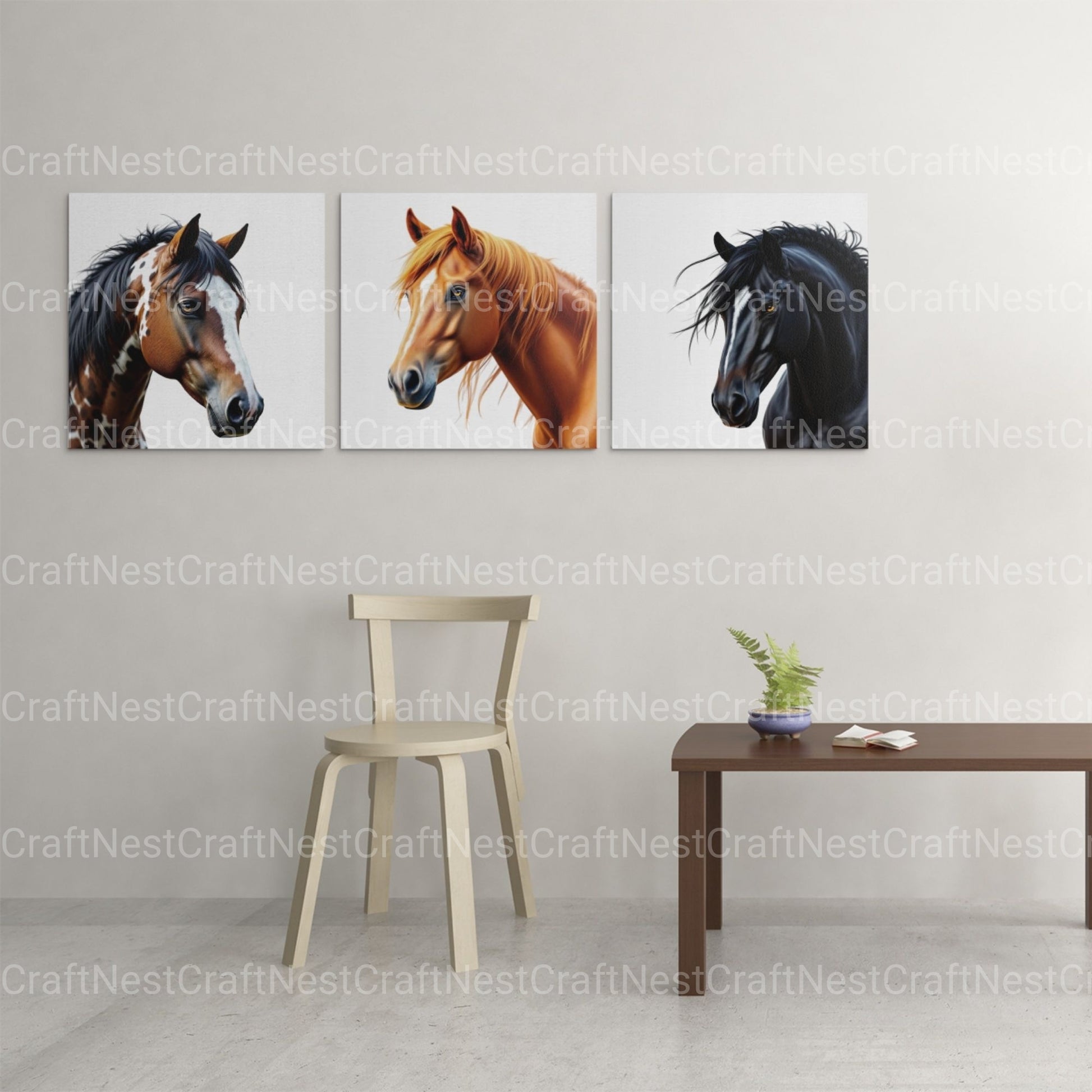 Horse Portraits Clipart Bundle - CraftNest - Digital Crafting and Art