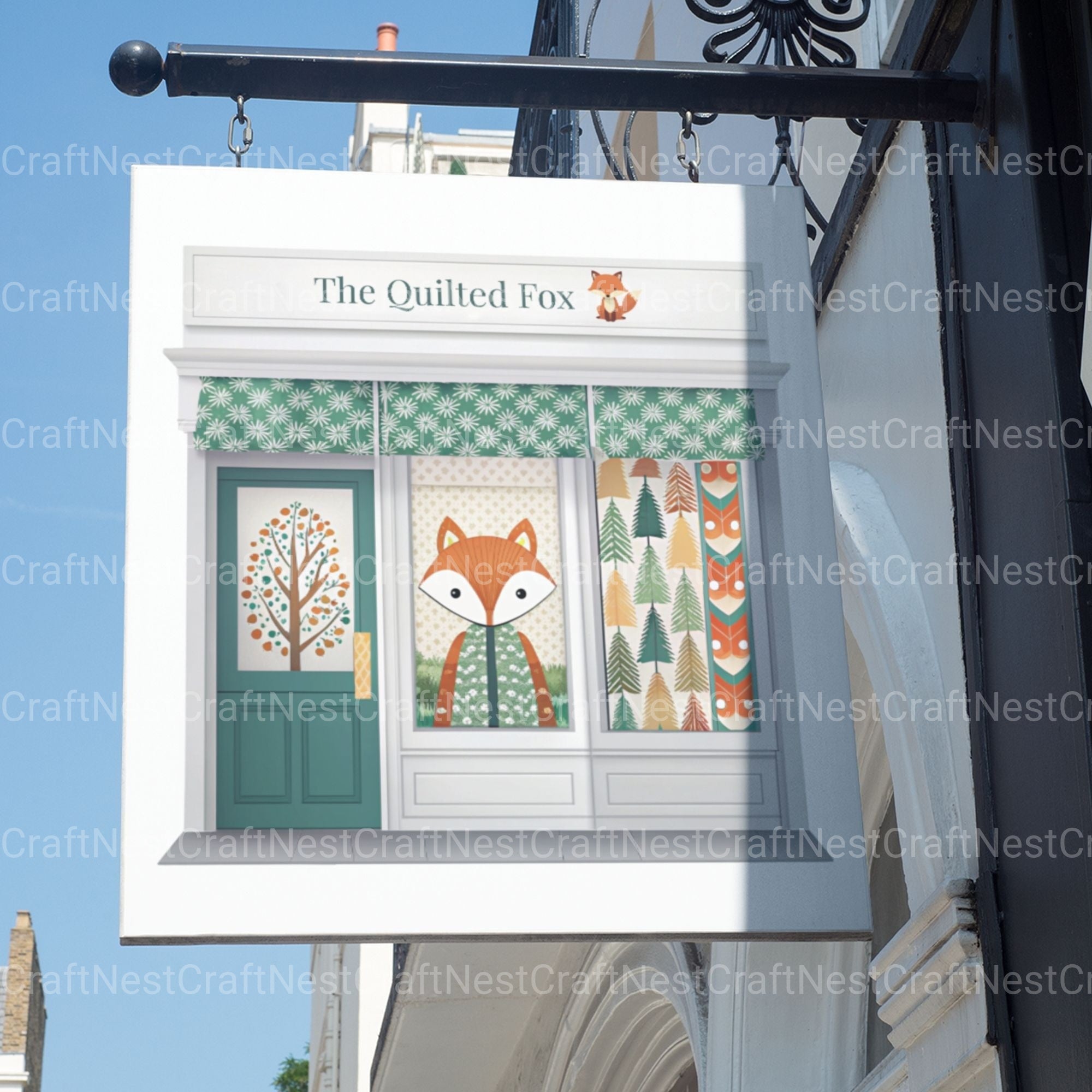 Village Shops Sewing Quilting Clipart Bundle - CraftNest - Digital Crafting and Art