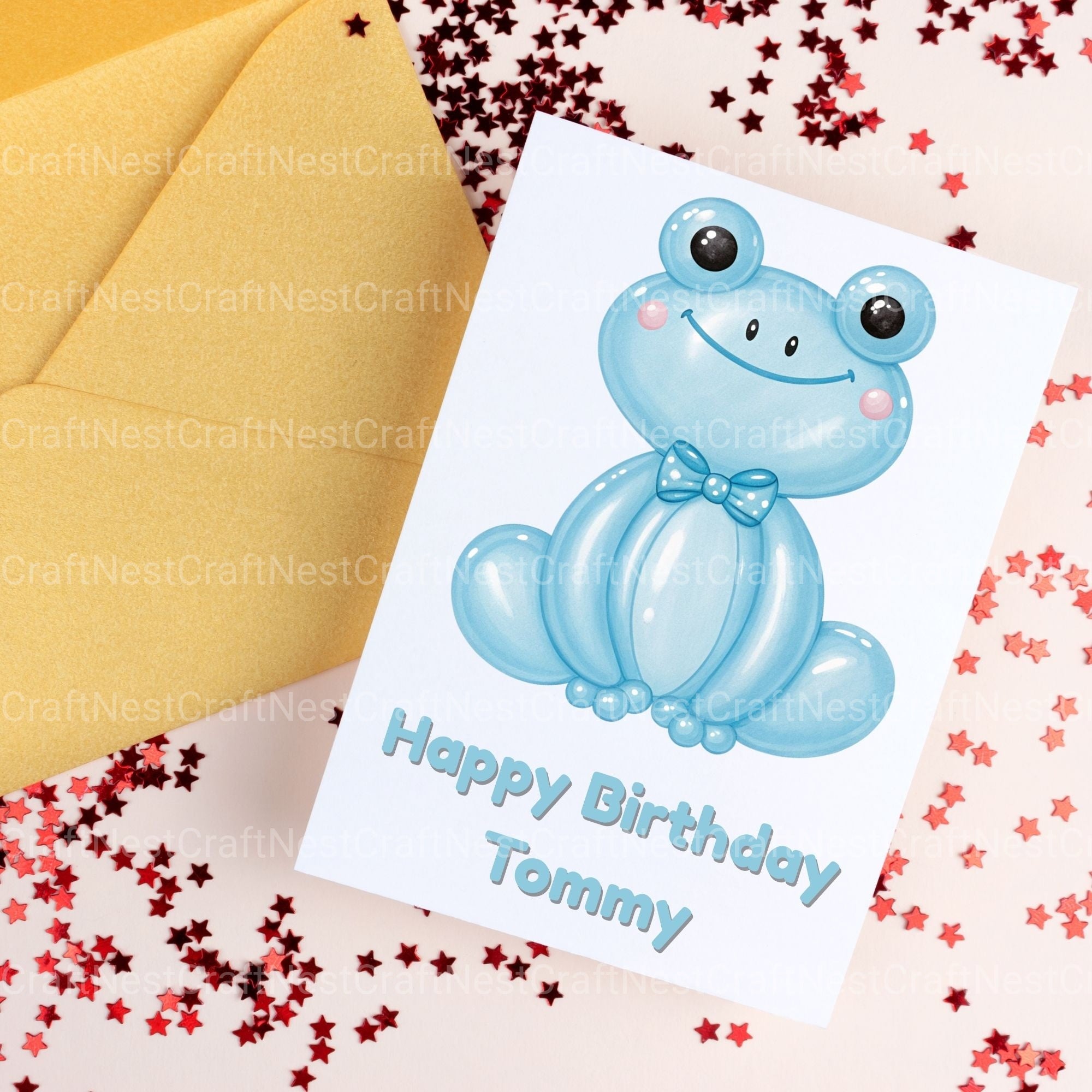 Balloon Animals Blue Clipart Bundle - CraftNest - Digital Crafting and Art