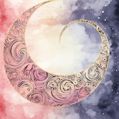 Moon Boho Seamless Digital Paper - CraftNest - Digital Crafting and Art