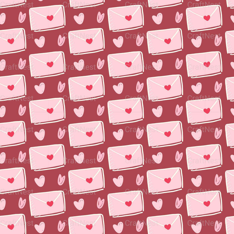 Valentines Day Seamless Digital Paper 1 - CraftNest - Digital Crafting and Art