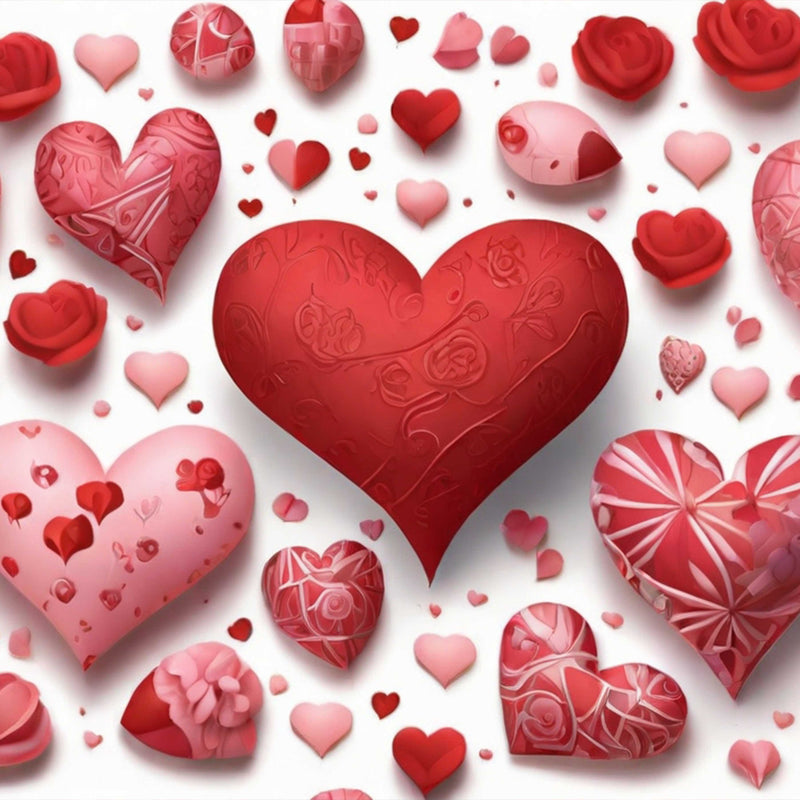 Valentine's Day Seamless Digital Paper 2 - CraftNest - Digital Crafting and Art