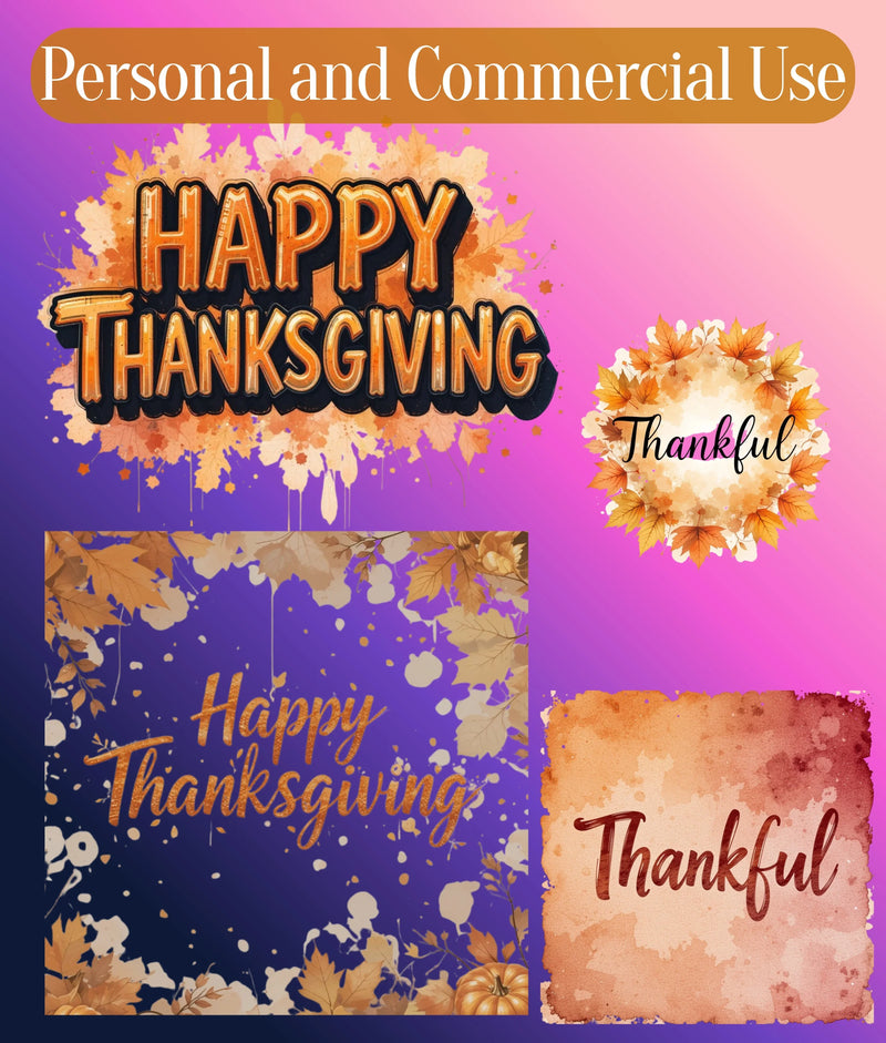 Thanksgiving Clipart Bundle - CraftNest - Digital Crafting and Art