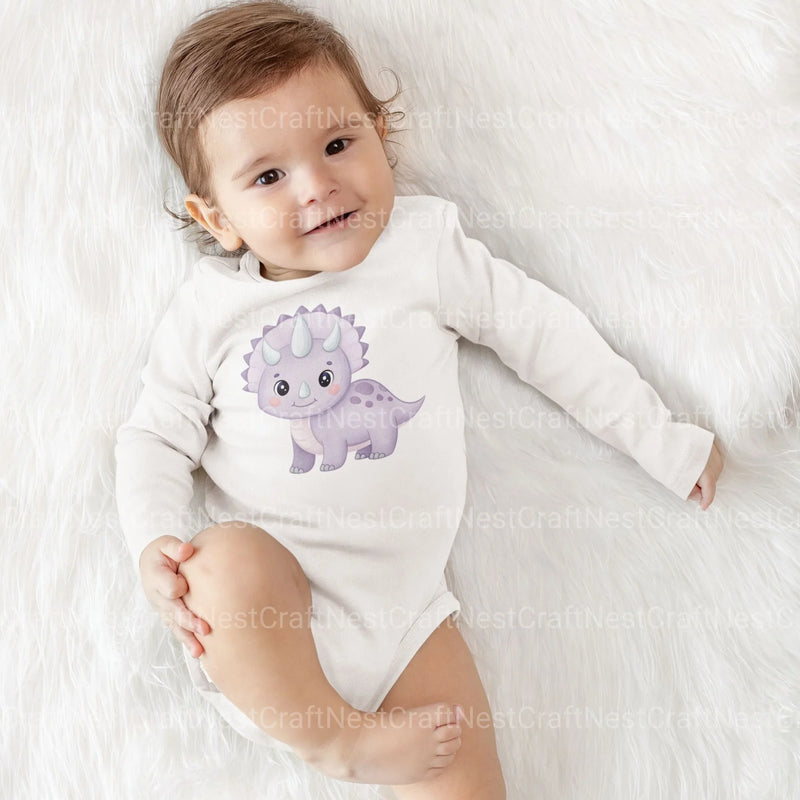 Cute Dinosaurs Clipart Bundle - CraftNest - Digital Crafting and Art