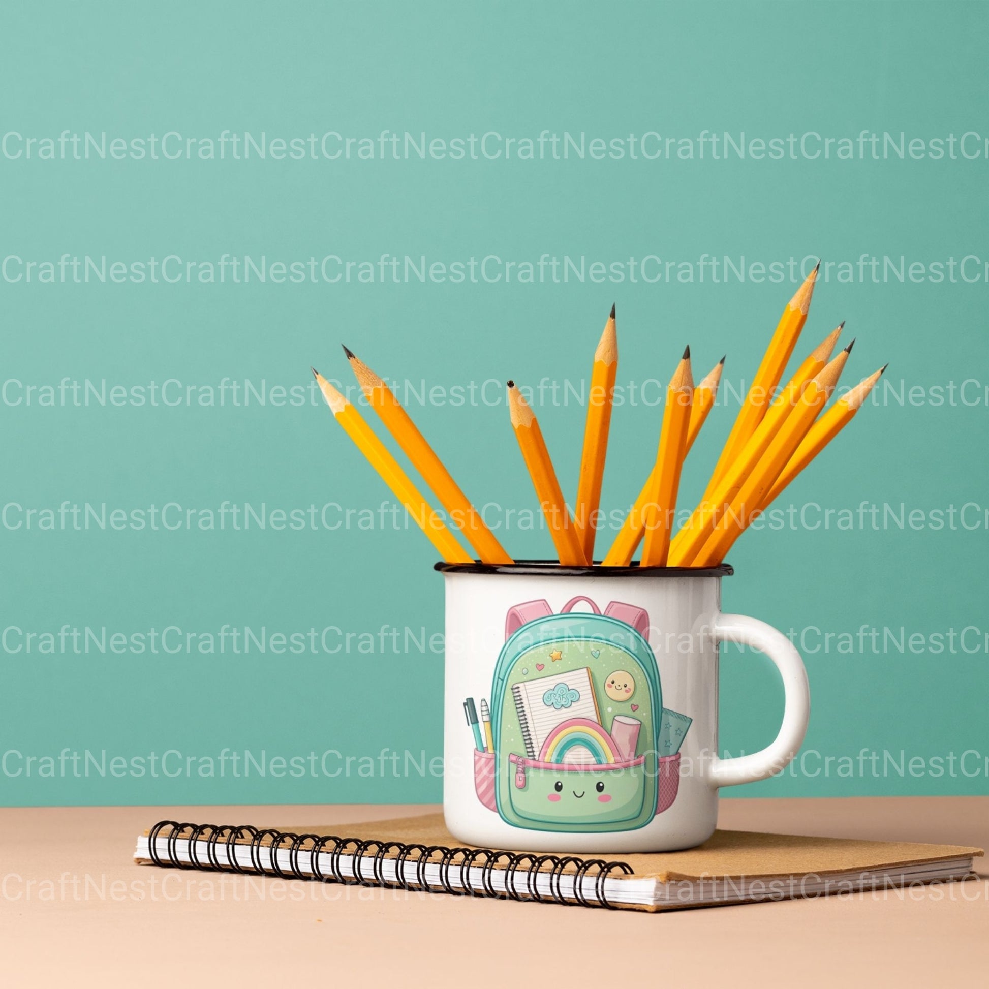 School Backpacks Clipart Bundle - CraftNest - Digital Crafting and Art