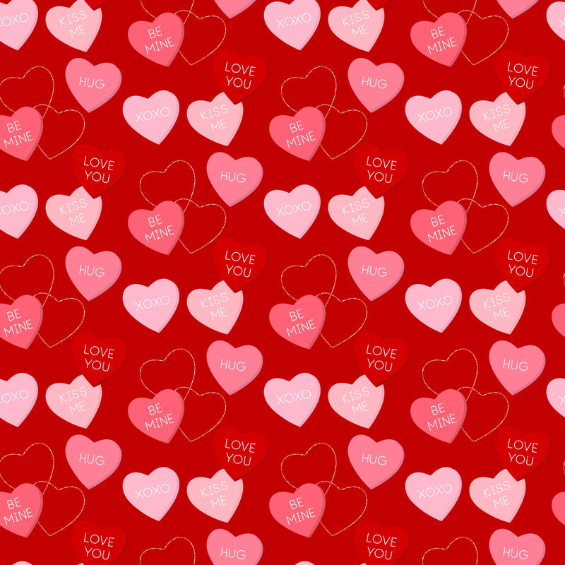 Valentine's Day Seamless Digital Paper - CraftNest - Digital Crafting and Art