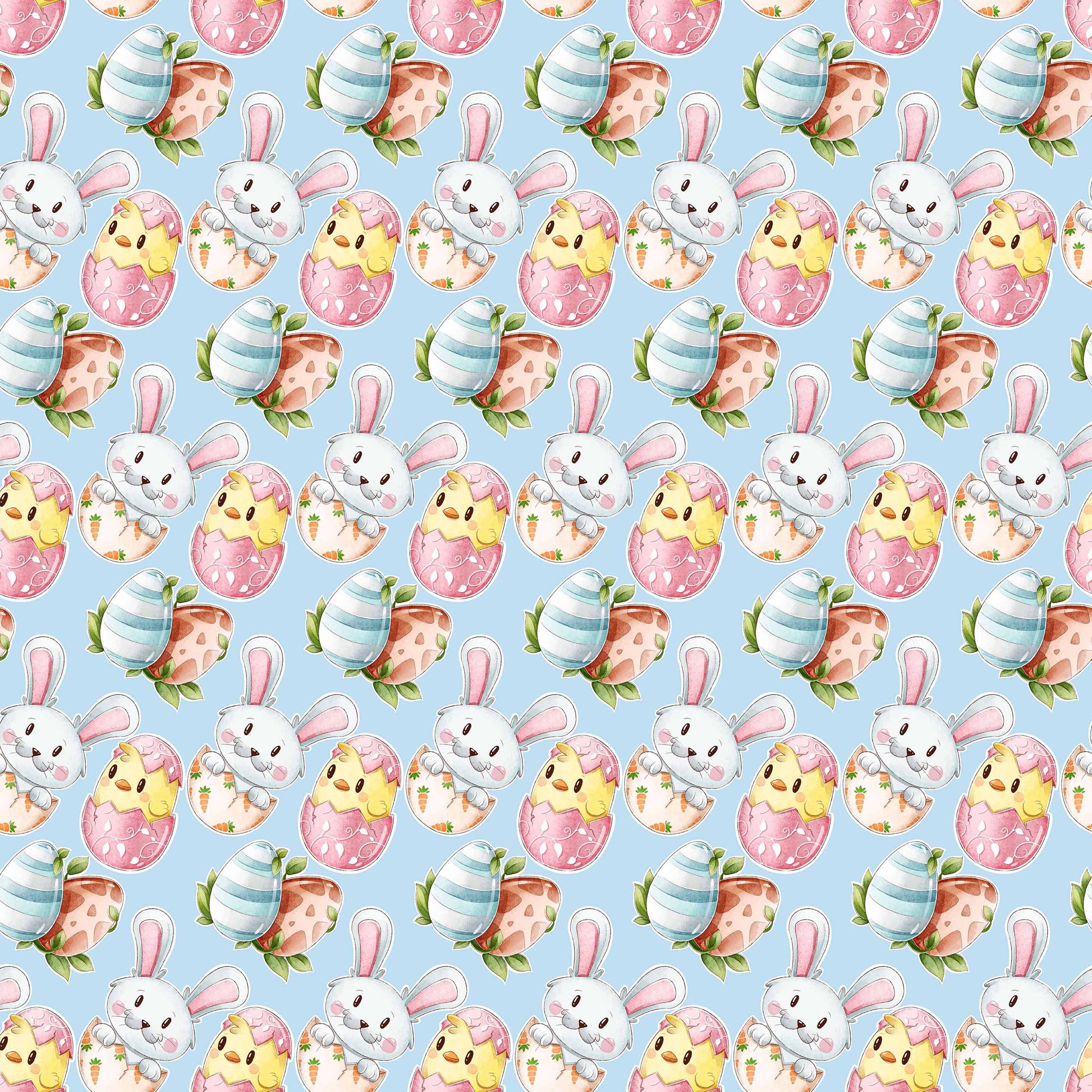 Watercolor Easter Seamless Digital Paper - CraftNest - Digital Crafting and Art