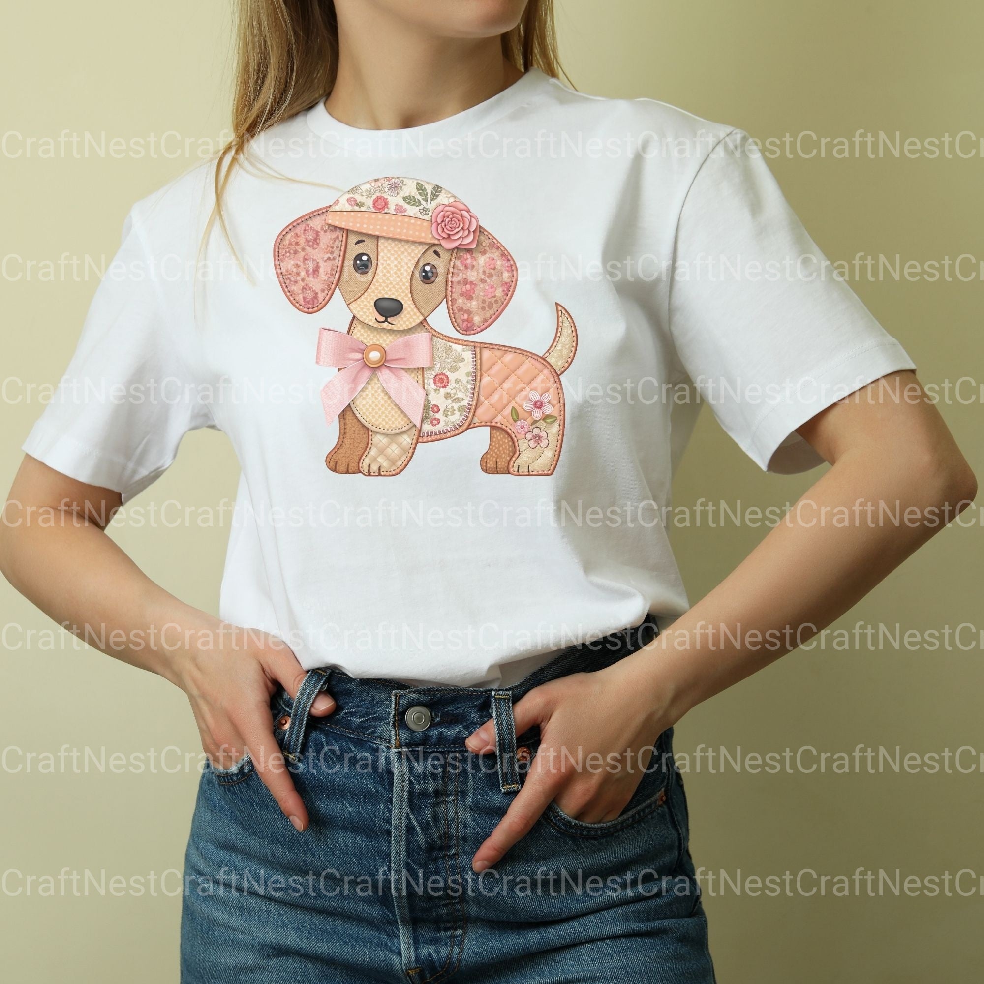 Patchwork Dachshunds Clipart Bundle - CraftNest - Digital Crafting and Art