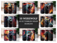 Werewolf Tumbler Wrap - CraftNest