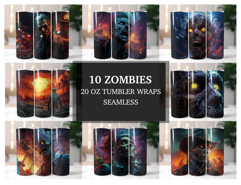 Zombies Tumbler Wrap - CraftNest