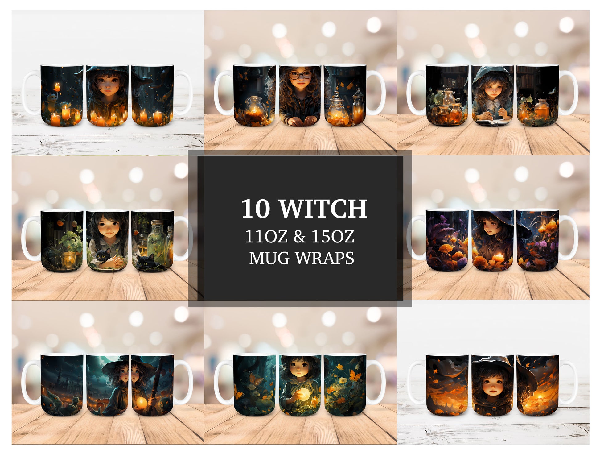 Witch Mug Wrap - CraftNest