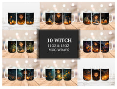 Witch Mug Wrap - CraftNest