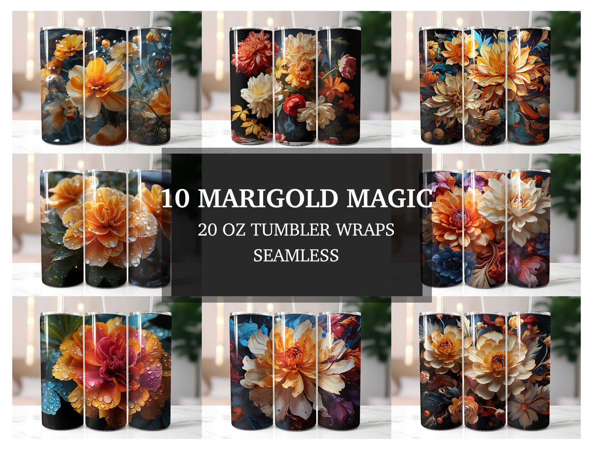 Marigold Magic Tumbler Wrap - CraftNest