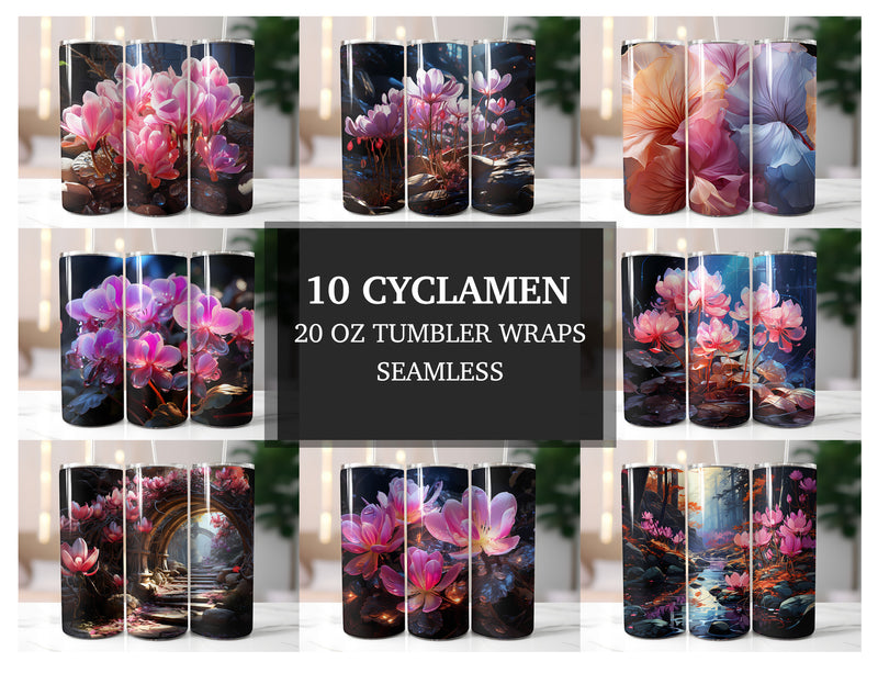 Cyclamen Tumbler Wrap - CraftNest