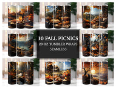 Fall Picnics Tumbler Wrap - CraftNest