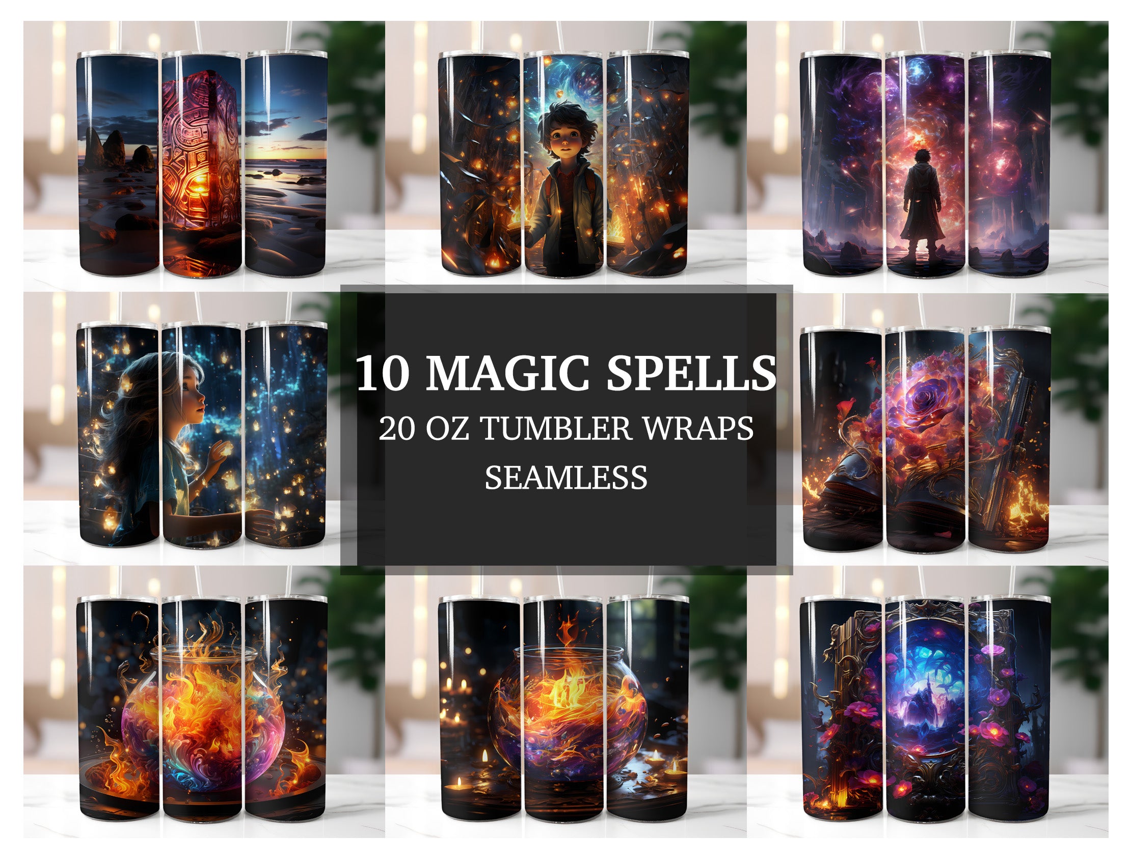 Magic Spells Tumbler Wrap - CraftNest