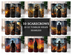 Scarecrows Tumbler Wrap - CraftNest