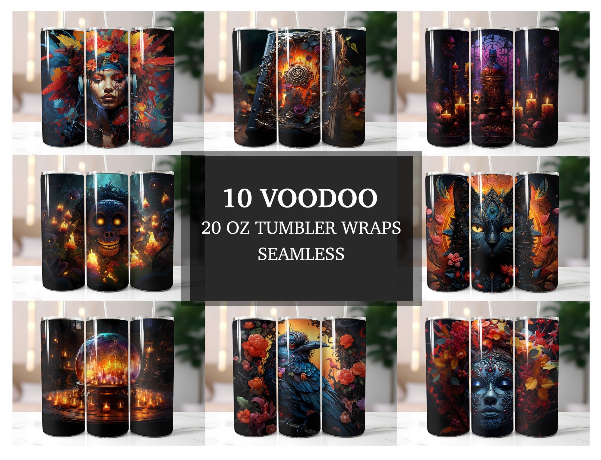 Voodoo Tumbler Wrap - CraftNest